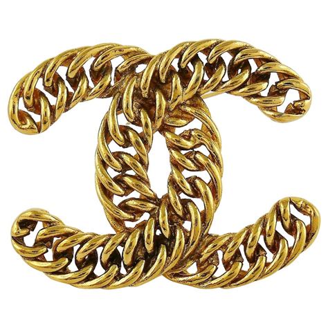 chanel brooch with chain|Chanel brooch vintage.